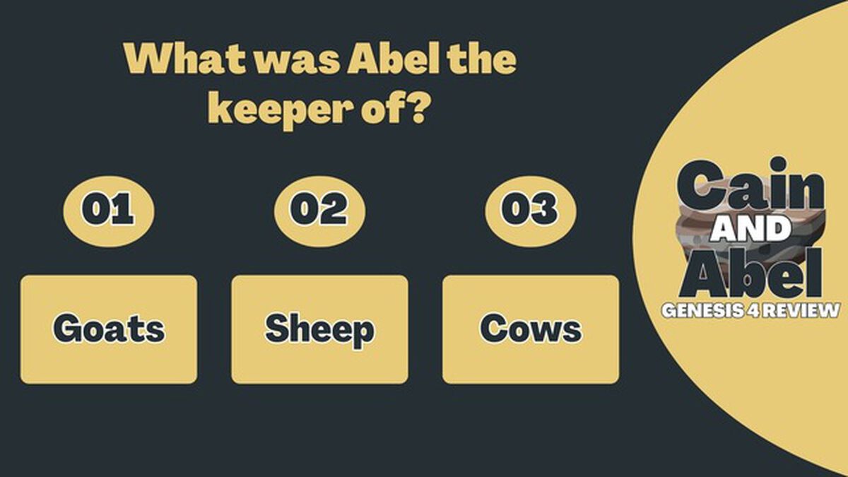 Cain and Abel Review Game image number 1